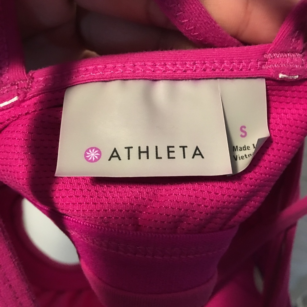 Athleta sport bra fusia color size small - Picture 4 of 4